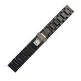 Max Sandalwood Wristband Watch Band Bracelet Strap Clasp 20mm Black