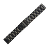 Max Sandalwood Wristband Watch Band Bracelet Strap Clasp 20mm Black