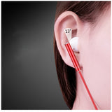 Max Universal Wire Control In-ear Headphones for Apple Huawei Xiaomi  silver