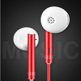 Max Universal Wire Control In-ear Headphones for Apple Huawei Xiaomi  silver