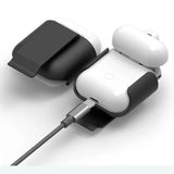 Maxbell Belt Clip Shockproof Protective  Cover For AirPods Charging Case White