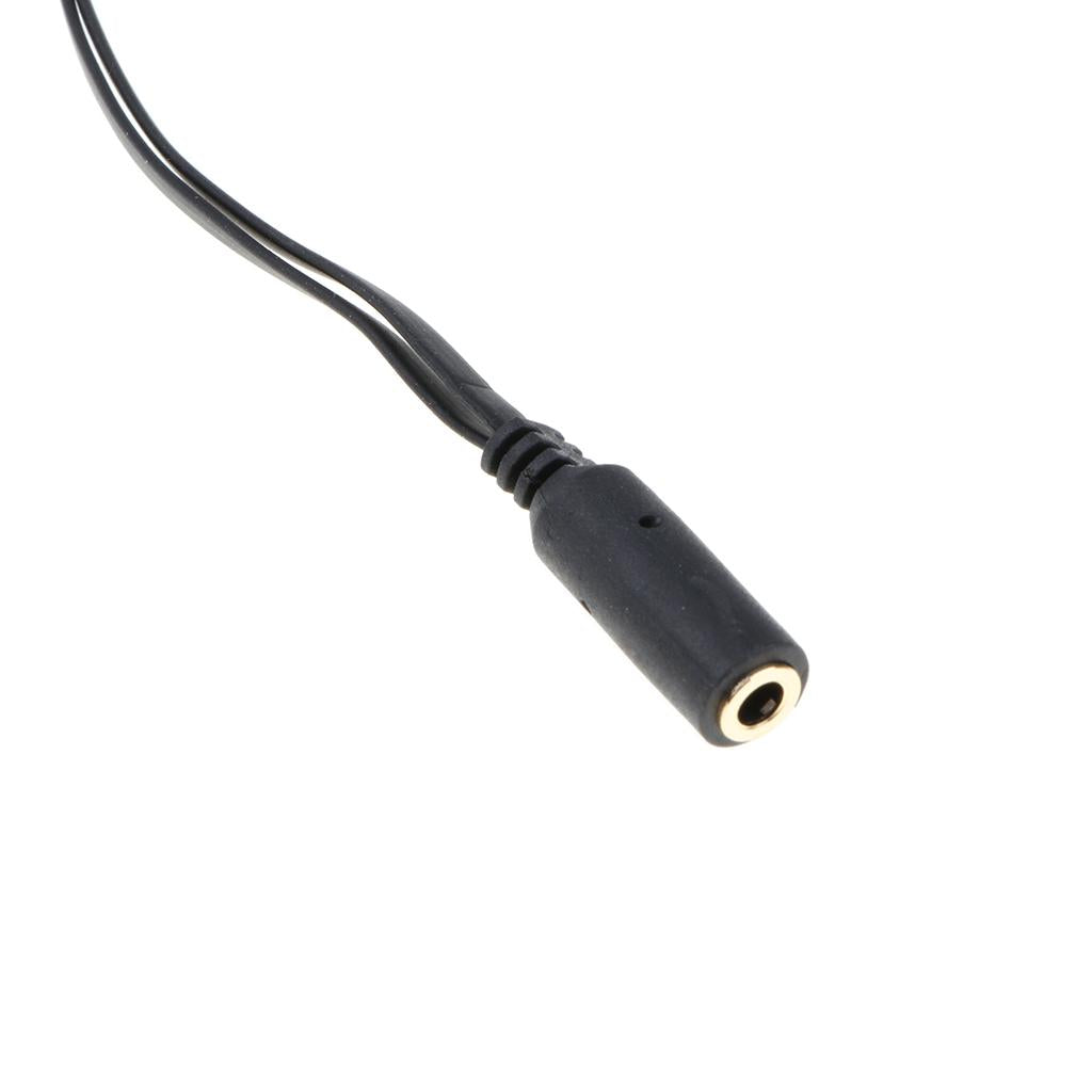 Max 5 Pieces Audio Headphone Mic Splitter Cable 3.5mm Female to 2 Dual Male