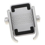 Max Motorcycle Bike Aluminum Phone Handlebar Mount Holder for Phone silver