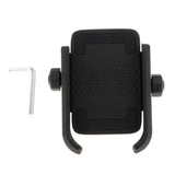 Max Motorcycle Bike Aluminum Phone Handlebar Mount Holder for Phone black