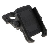 Max Motorcycle Bike Aluminum Phone Handlebar Mount Holder for Phone black