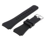 Maxbell For Samsung Gear S3 Frontier Silicone Watch band Strap black
