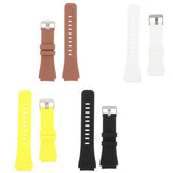 Maxbell For Samsung Gear S3 Frontier Silicone Watch band Strap black