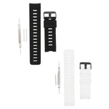 Maxbell Alternate Silicone Watch Strap Watch Band for Suunto Watches black