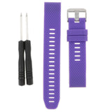Maxbell Silicone Band Strap Wristband For Garmin Fenix 5S Smart Watch Purple