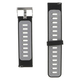 Maxbell 22mm Alternate Silicone Watch Strap Watch Band for AMAZFIT Black and Gray