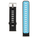 Maxbell 22mm Alternate Silicone Watch Strap Watch Band for AMAZFIT Black and Blue