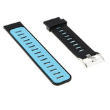 Maxbell 22mm Alternate Silicone Watch Strap Watch Band for AMAZFIT Black and Blue