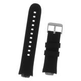 Max Silicone Wrist Strap Band +Protector Case Cover for ASUS ZenWatch 3  black