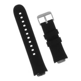 Max Silicone Wrist Strap Band +Protector Case Cover for ASUS ZenWatch 3  black