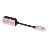 Max 2 in 1 Type C to 3.5mm Charger Audio Adapter Headphone USB C Cable Rose Gold