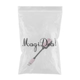Max 2 in 1 Type C to 3.5mm Charger Audio Adapter Headphone USB C Cable Rose Gold