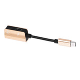 Max 2 in 1 Type C to 3.5mm Charger Audio Adapter Headphone USB C Cable Gold
