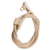 Max Micro USB Cable Charging Bent Charge Data Mobile Phone Cable gold
