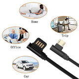 Max Micro USB Cable Charging Bent Charge Data Mobile Phone Cable gold