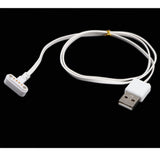 Max USB 2.0 to 4 PIN Magnetic Charging Cable Charger Cord For Smart Watch  white