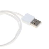 Max USB 2.0 to 4 PIN Magnetic Charging Cable Charger Cord For Smart Watch  white