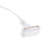Max USB 2.0 to 4 PIN Magnetic Charging Cable Charger Cord For Smart Watch  white