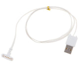 Max USB 2.0 to 4 PIN Magnetic Charging Cable Charger Cord For Smart Watch  white