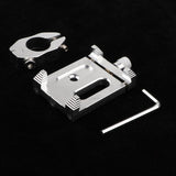 Max Aluminum Alloy Bicycle Handle Phone Mount Handlebar Holder Extender silver