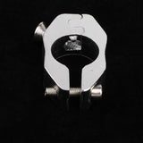 Max Aluminum Alloy Bicycle Handle Phone Mount Handlebar Holder Extender silver