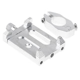 Max Aluminum Alloy Bicycle Handle Phone Mount Handlebar Holder Extender silver