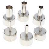 Max 6 Pack Universal 858 Heat Gun Nozzle Hot Air Desoldering Station Gun Mouth