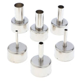 Max 6 Pack Universal 858 Heat Gun Nozzle Hot Air Desoldering Station Gun Mouth