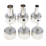 Max 6 Pack Universal 858 Heat Gun Nozzle Hot Air Desoldering Station Gun Mouth