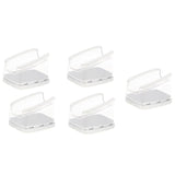 Max Maxb 5 Pieces Anti-theft Display Cellphone Stand Bracket for Retail Store gray