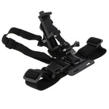 Max Maxb Chest Mount Harness Strap Holder with Phone Clip Horizontal+Vertical Shot
