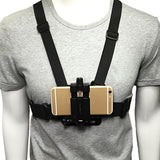 Max Maxb Chest Body Harness Mount Strap Cellphone Holder Bracket Mobile Phone Clip
