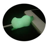 Max Luminous Anti-break Cute Animal USB Charging Cable Case Saver Protector