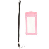 Max Universal Waterproof Cellphone Card Money Pouch Dry Case for Phone Pink