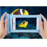 Max Universal Waterproof Cellphone Card Money Pouch Dry Case for Phone Blue