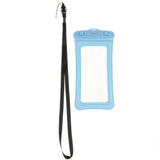 Max Universal Waterproof Cellphone Card Money Pouch Dry Case for Phone Blue