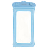 Max Universal Waterproof Cellphone Card Money Pouch Dry Case for Phone Blue