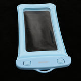 Max Universal Waterproof Cellphone Card Money Pouch Dry Case for Phone Blue