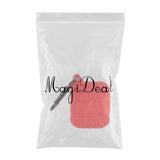 Max Dust-plug Silicone Case for AirPods Charging Case w/ Carabiner Red