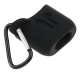 Max Protective Silicone Case for Apple AirPods Charging Case w/ Carabiner Black