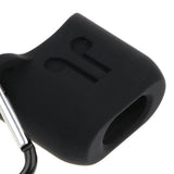 Max Protective Silicone Case for Apple AirPods Charging Case w/ Carabiner Black