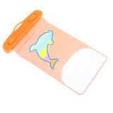 Maxbell Waterproof Phone Case Anti-Water Pouch Dry Bag Cover  Orange Dolphin