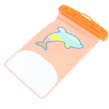 Maxbell Waterproof Phone Case Anti-Water Pouch Dry Bag Cover  Orange Dolphin