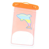 Maxbell Waterproof Phone Case Anti-Water Pouch Dry Bag Cover  Orange Dolphin