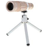 Maxbell Phone Lens 18X Zoom HD Telephoto Lens with Tripod for Phones gold