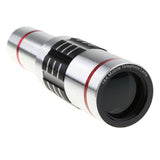 Maxbell Phone Lens 18X Zoom HD Telephoto Lens with Tripod for Phones silver